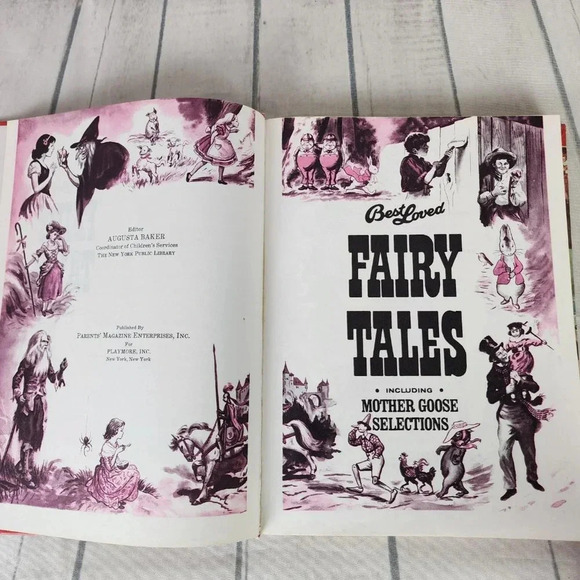 Best Loved Fairy Tales 1974 Children's Book Classic Tales Hardcover Rapunzel - Picture 3 of 11